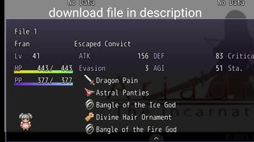 Aridane save game all complate