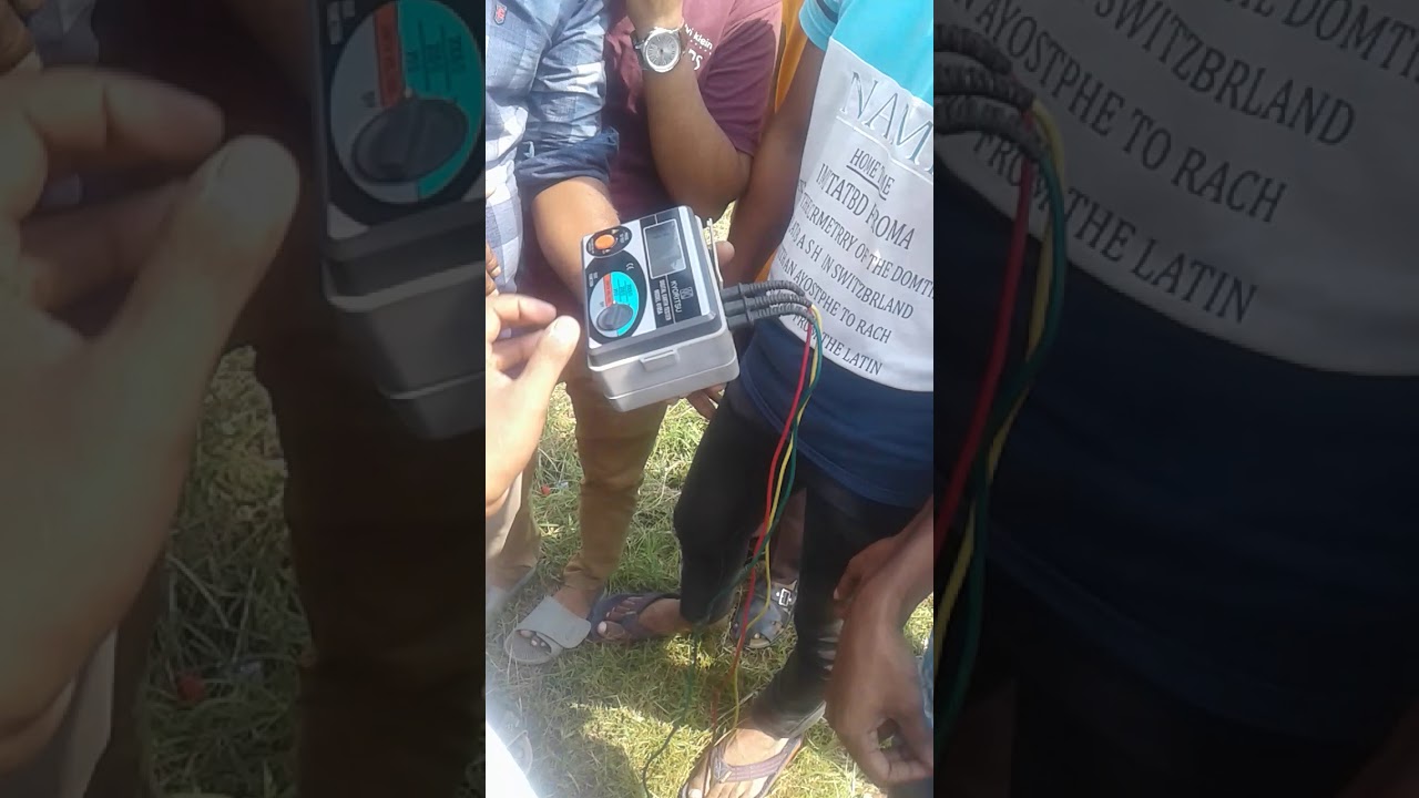 Substation earth test