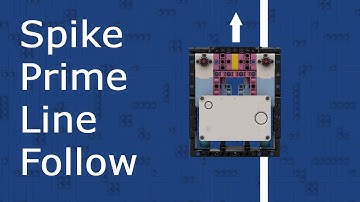 Stopping at Lines and Following Lines - LEGO Spike Prime