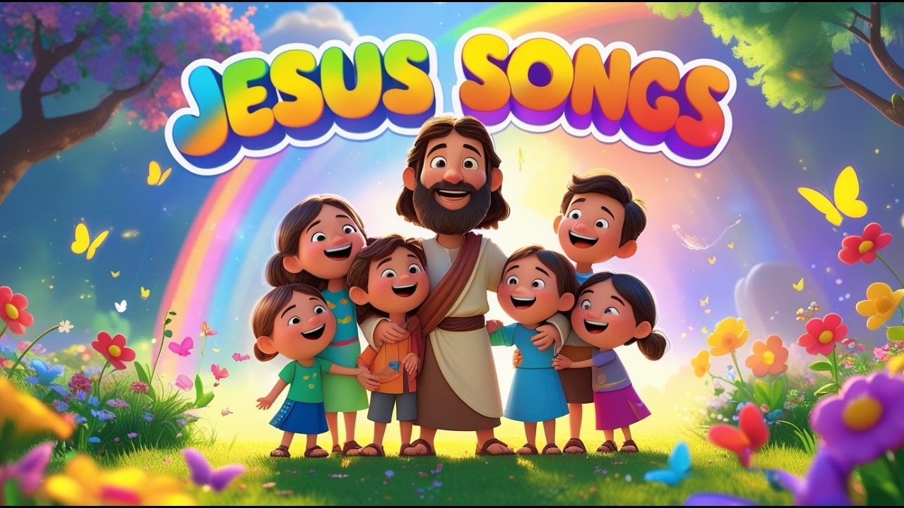 1 Hour of Christian Songs for Kids 🎶 Fun Bible Songs & Kids Worship ...