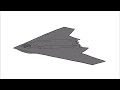 B2 bomber drawing | 1-Minute B2 bomber drawing | Stealth bomber drawing