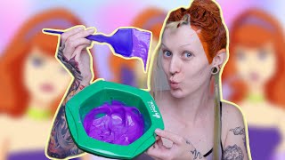 HUGE MISTAKE?! redyeing my green hair COPPER and PURPLE (spoiler: it wasn’t a mistake hihi)