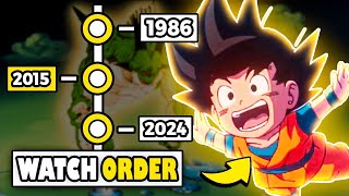 How To Watch Dragon Ball Series in The Right Order!