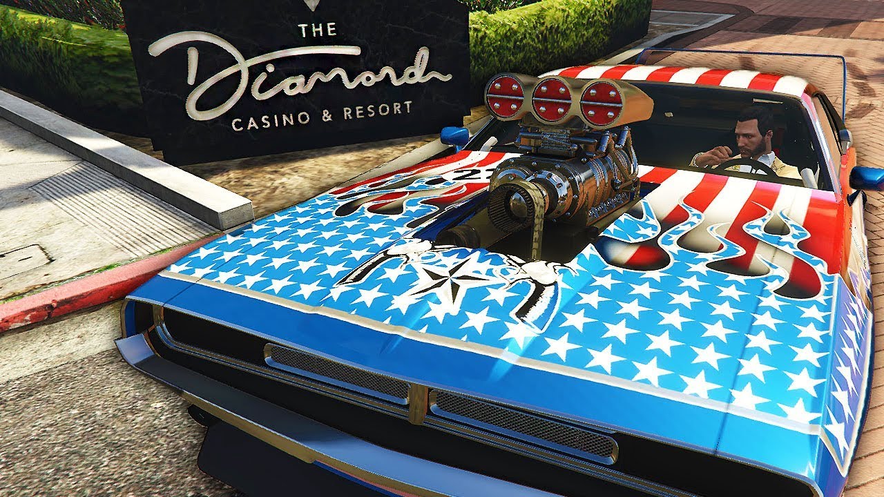 I Drove The Most American Car Ever To The Casino GTA Online Casino