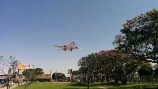 Etihad EY171 arriving at LAX