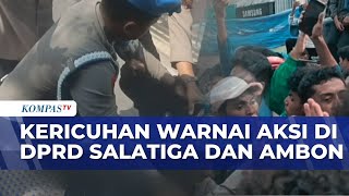 Student Protests in Salatiga and Ambon Turn Chaotic as Crowds Attempt to Enter Buildings | IU