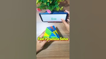 Pyraminx Solve || 🏃fast solve💚 #shorts #trending #pyraminx #rubikscube
