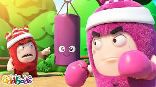 Fuse's New Punching Bag | Oddbods 👹 | Action Cartoons For Kids