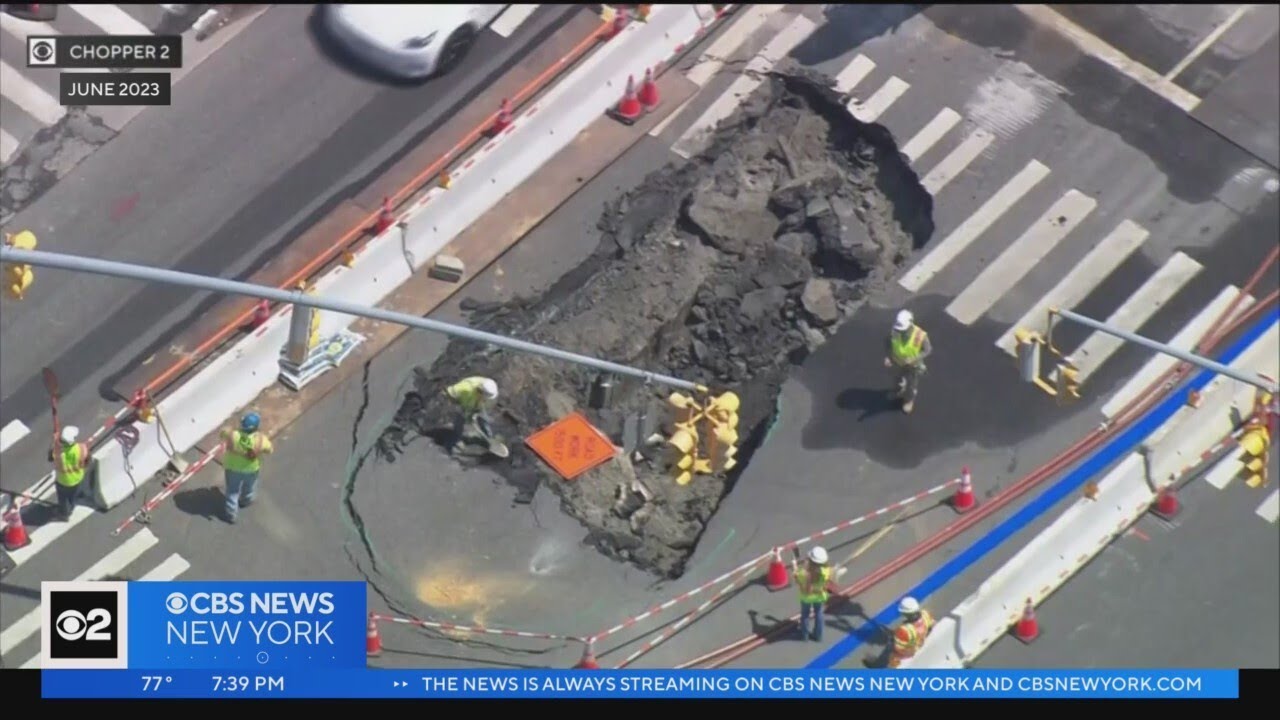Sinkholes becoming problematic on Long Island - YouTube
