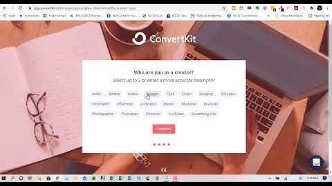 How to create a free ConvertKit account