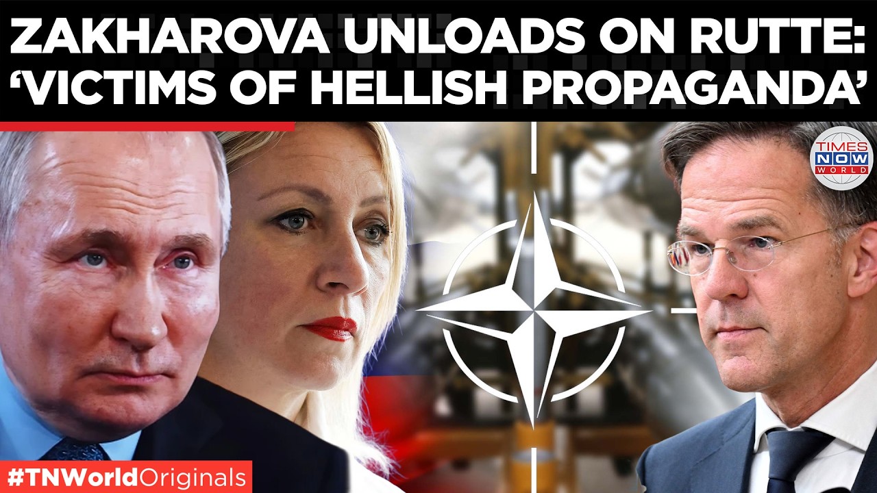 NATO VS KREMLIN: Zakharova Mocks Rutte, Slams His 'Hopeless' Remarks In Munich | World News