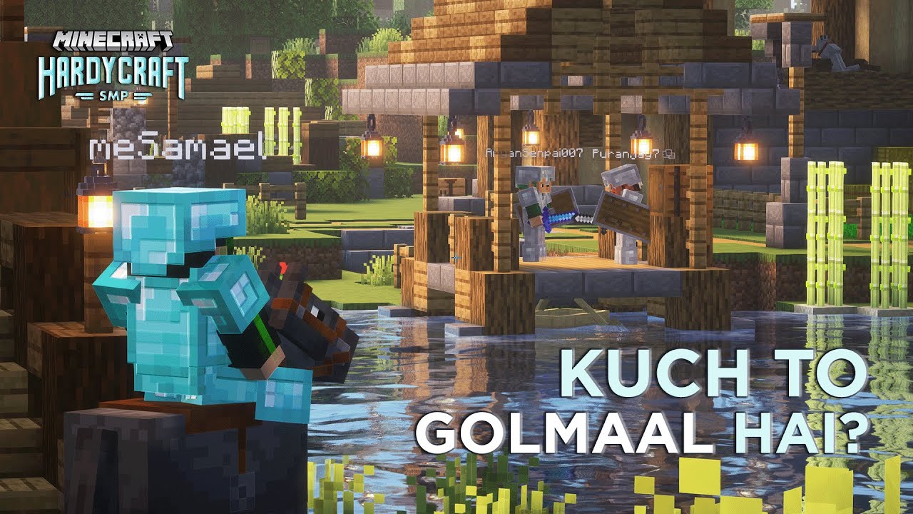 Kuch to golmaal hai @Aryan_Senpaii | Hardycraft SMP Season 2!!
