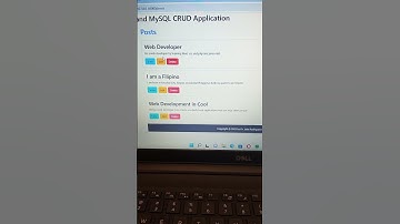 Laravel 11 and MySQL Crud Application