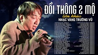 Trường Vũ Hay Nhất - ĐỒI THÔNG HAI MỘ - Khóc hết nước mắt với Lk Nhạc Vàng Buồn Cực Sầu Này