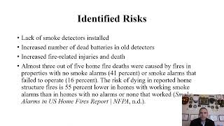 Unit 6 Presentation Community Risk Reduction Lockwood