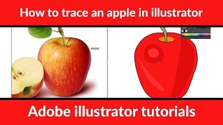 How to trace an apple in Illustrator