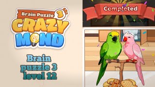 Brain Puzzle 3 Crazy mind level 12 polly gather enough cookies gameplay walkthrough solution 