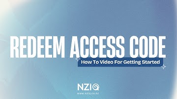 How to Redeem Your Access Code | NZIQ & GMetrix Login Guide