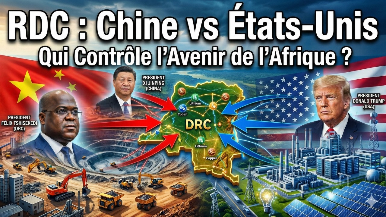 RDC : La Rivalité Chine–États-Unis qui Redessine l’Avenir de l’Afrique Centrale