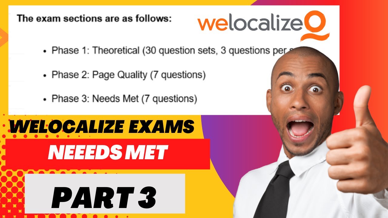 Welocalize Search Quality Rater Example WeLocalize Search Quality Rater – Part 3: Needs Met Exam (Answered ...