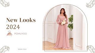 POMUYOO | New Long Sleeves Bridesmaid Dresses 2023 screenshot 4
