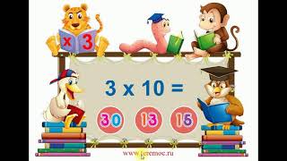 Сборник игр по таблице умножения - тренажер - A collection of games on the multiplication table screenshot 1