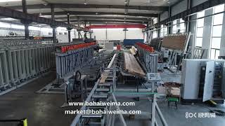 Glulam Press Sk Global 2 Story Glulam Glue Laminated Timber Automatic Production Line