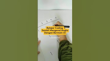 Belajar Coding sambil Mengenal Angka dengan Bermain ini #idebermain #preschoolactivities