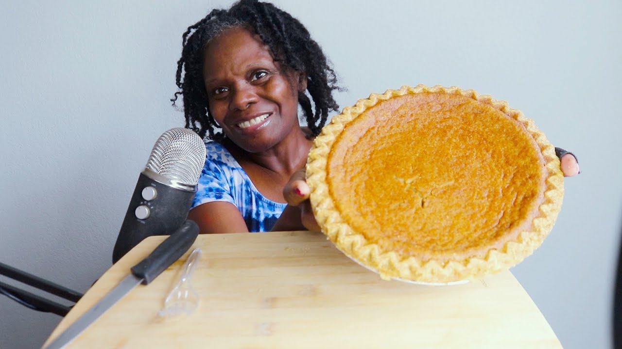 BEAN PIE AFTER 25 YEARS ASMR Eating Sounds