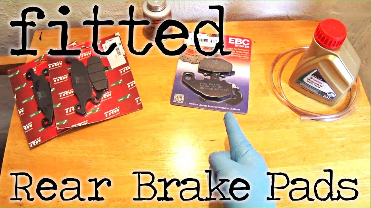 Change Rear Brake Pads on Versys 650 YouTube
