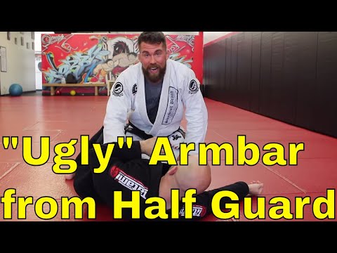 Back Step Your Way into A Shoulder Lock from Half Guard