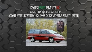 How To Replace Oldsmobile Silhouette Key Fob Battery 1994 1995 1996