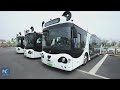 Smart Self Driving Buses Put Into Operation In Tianjin China 