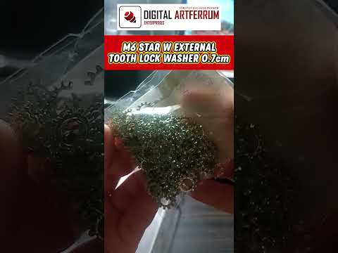Video: M22 External Tooth Lock Washers Dimensions