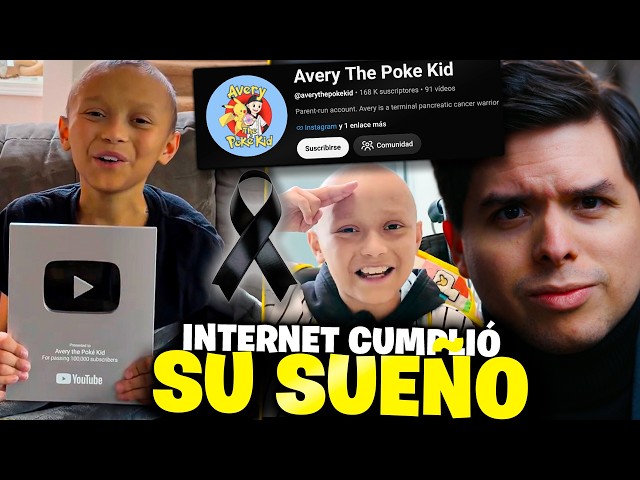 Solo quería ser YouTuber antes de morir... e internet cumplió su sueño 🥺💔