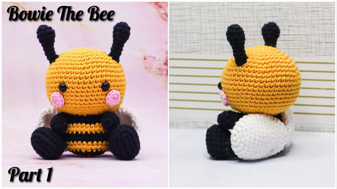 amigurumi kit - crochet bumble bee craft kit