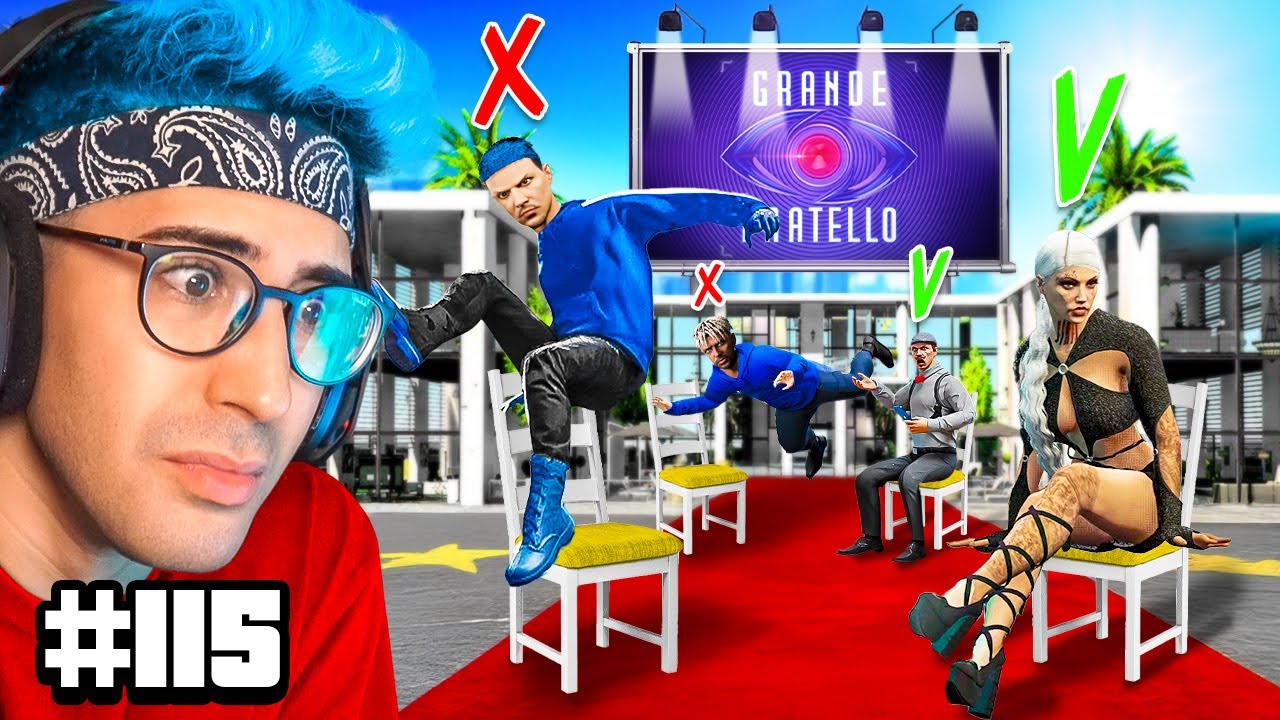 Chi si SIEDE per ULTIMO viene ELIMINATO dal GRANDE FRATELLO su GTA5 RP FIVEM (TEKTEK EP.115)