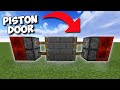 (1.16+) EASIEST Piston Door In Minecraft!!! - Hidden 2x2 Redstone Door