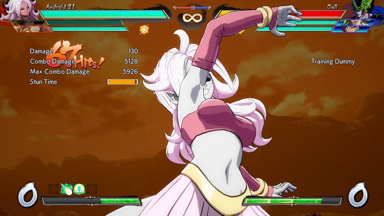 Android 21 Optimal Fenritti Assist Vanish Combo