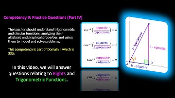 TExES 7-12 (235) Math Competency 9: Practice Questions Part IV