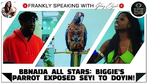 BBNAIJA ALL STARS: BIGGIE’S PARROT EXPOSED SEYI'S GOSSIP ABOUT DOYIN | BBNAIJA GLORY ELIJAH