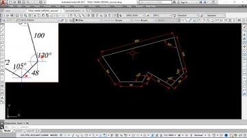Thực hành vẽ AutoCAD 2D từ cơ bản đến nâng cao | Bài tập 5