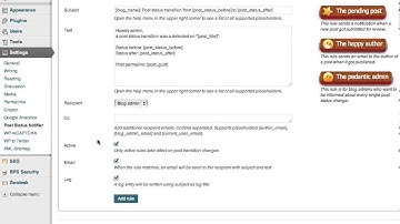 Post Status Notifier