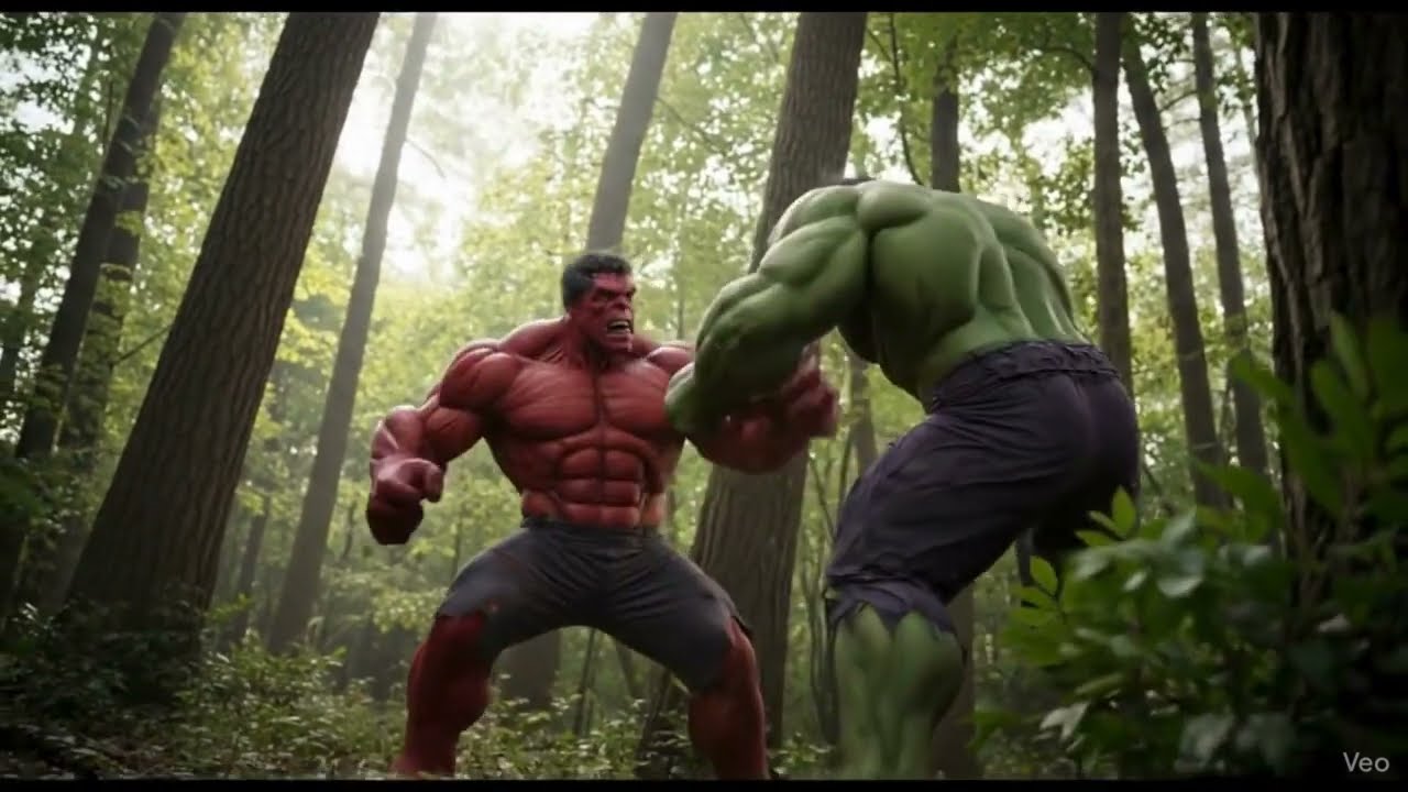 Green Hulk vs Red Hulk | Emotional Wife Rescue Story | Epic Superhero Battle
