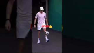 Celebrity Jannik Sinner King of soccer? #viral #tennis #skills #janniksinner #sinner #viralshorts #shorts Profile