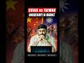 China vs Taiwan Uncertainty In Market #youtubeshorts
