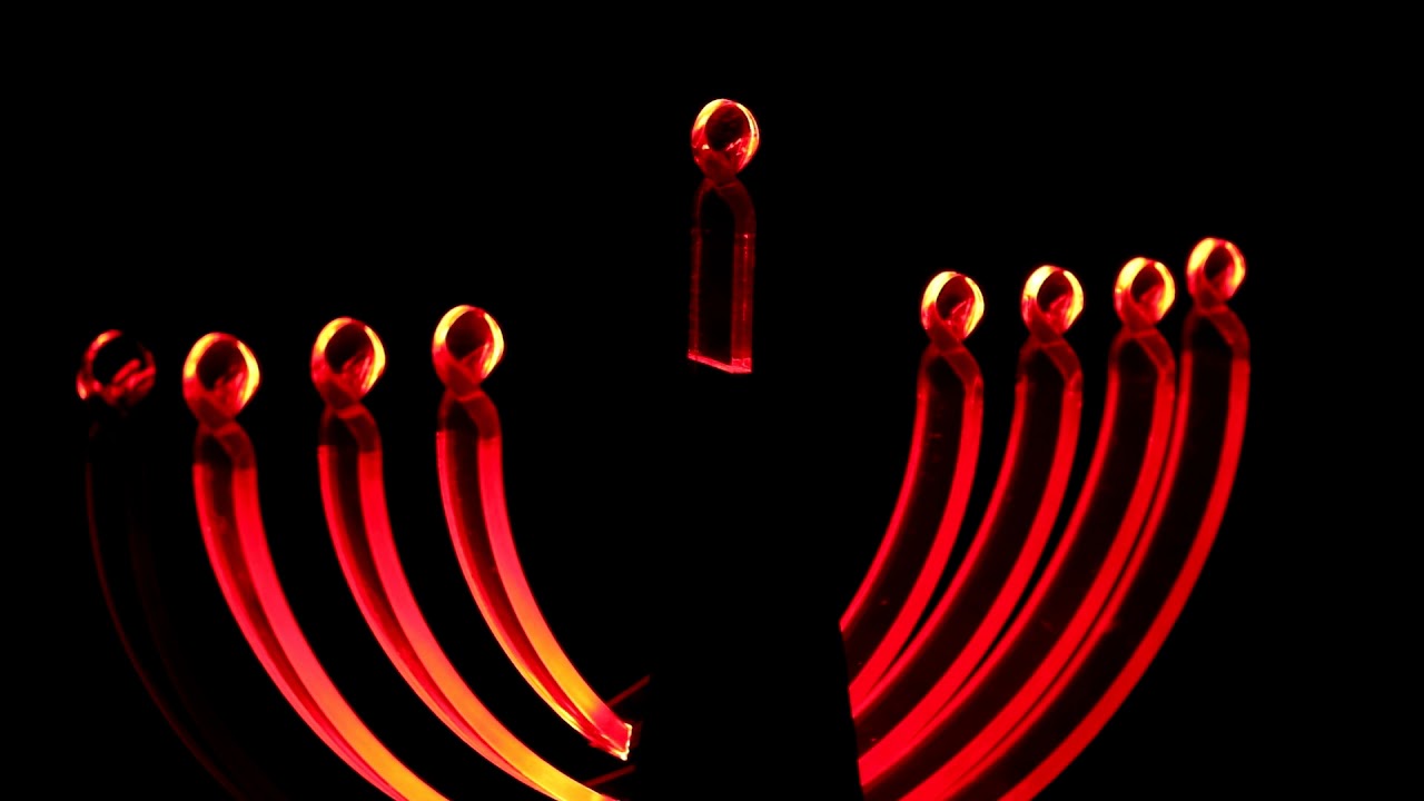 LED GLOW MENORAH YouTube