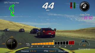 ZR1 Corvette chasing down a Z06
