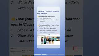 Gelöschte iPhone-Fotos zurückholen? So stehen die Chancen wirklich!#iphone #delete #fotos #recovery
