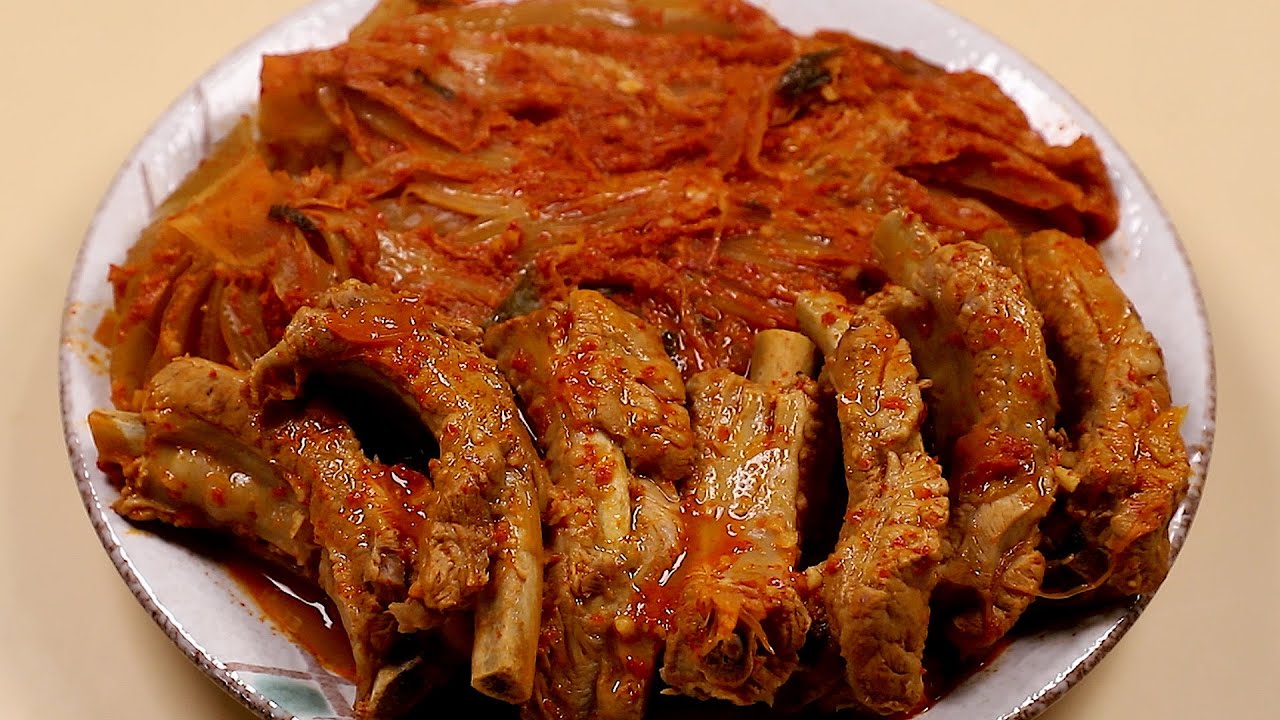 등갈비김치찜 맛있게 만드는법 (심방골주부의 음식 출시소식도 있어요)